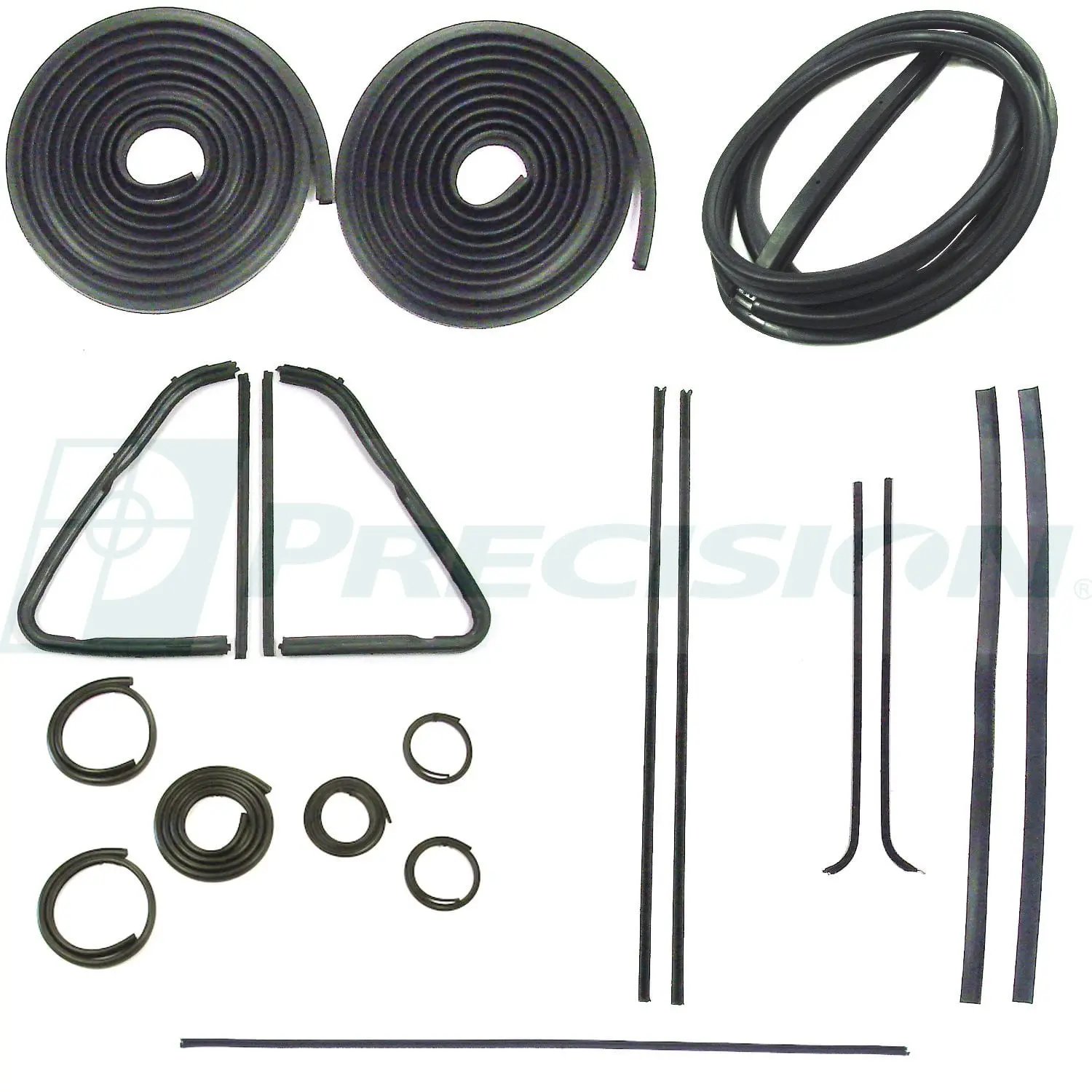 1951-1953 GM Pickup Weatherstrip Kit w/o Windshield Trim Groove