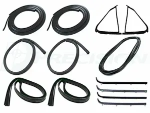 1987-1991 Ford Pickup Complete Weatherstrip Kit