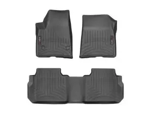 2017-2025 GMC| Chevrolet Acadia| Blazer WeatherTech Front and Rear Floorliners-Black-441080-1-2-WT