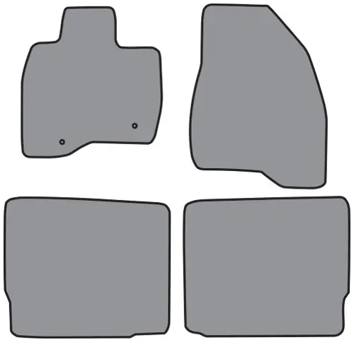 2015-2016 Ford Explorer Floor Mat 4pc Cutpile