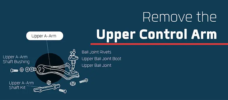 How to remove F150 upper control arm diagram