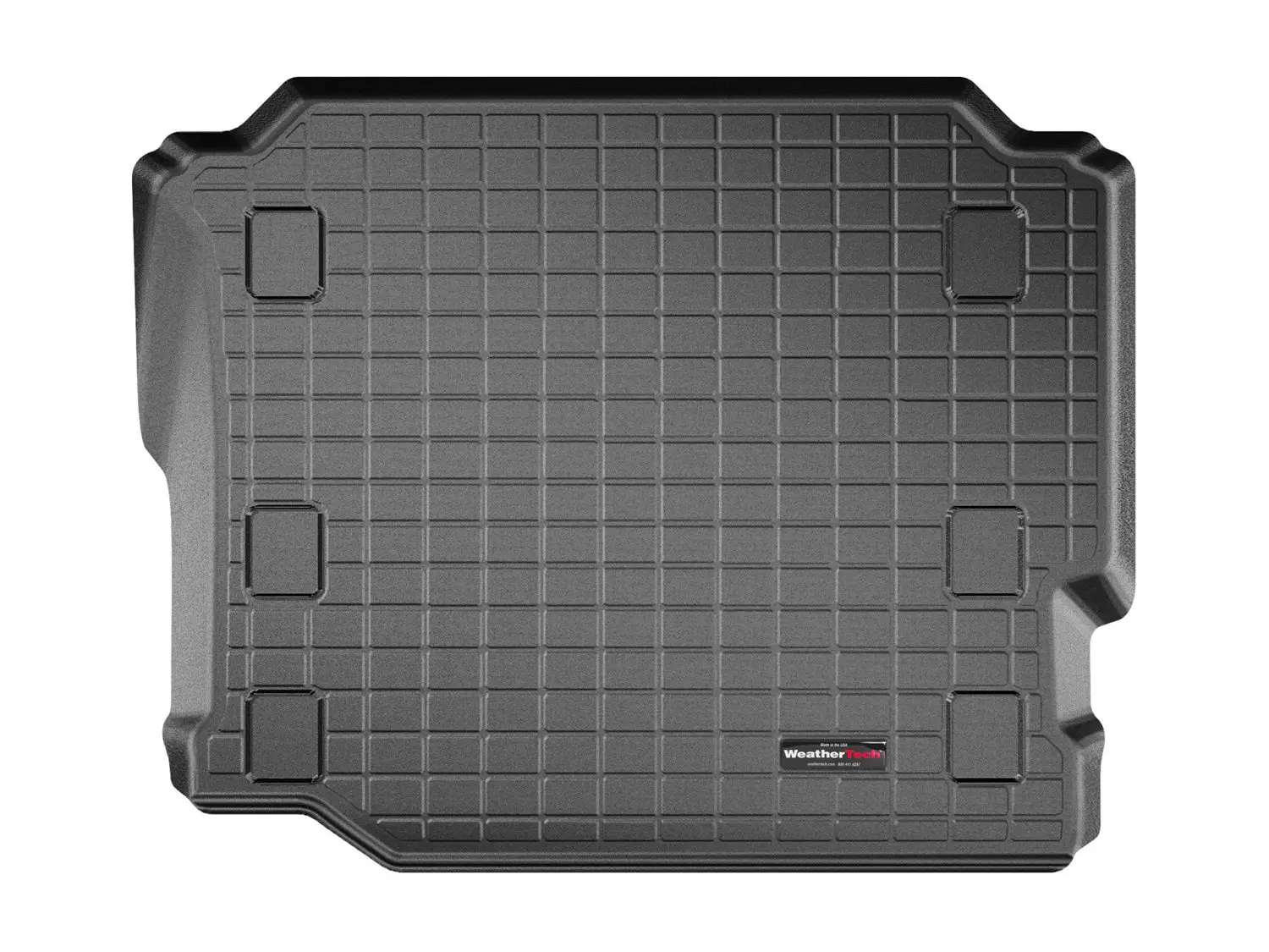 2018-2024 Jeep Wrangler WeatherTech Cargo Liners-Black - Image 2