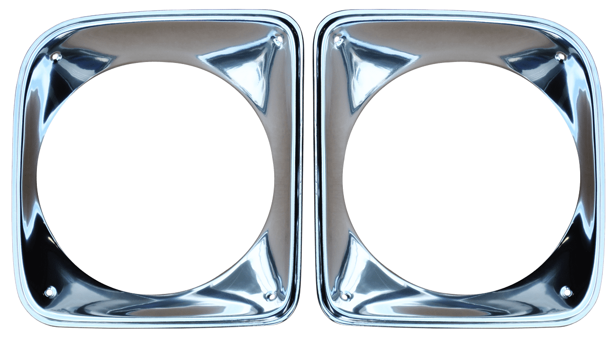 1967-1968 Chevy Pickup and Suburban Headlight Bezel Set