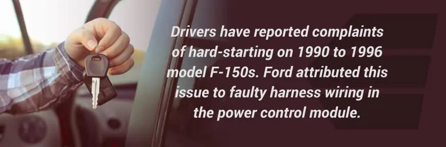 1990-96 Ford truck starting issues