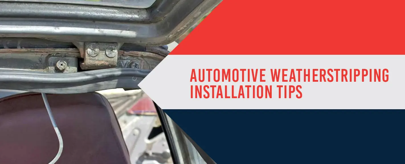 Weatherstripping installation tips