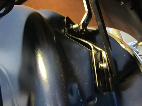 1953 Chevy truck hood support