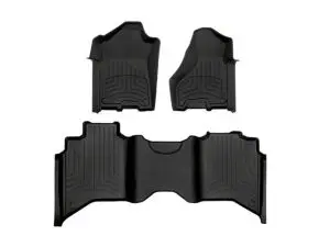 2019-2024 Ram 2500| 3500| 4500| 5500 WeatherTech Front and Rear Floorliners-Black-441545-1-6-WT