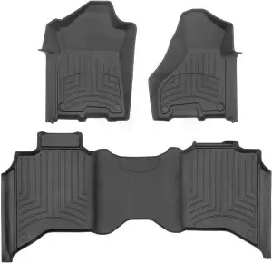 2019-2024 Ram 2500| 3500 WeatherTech Front and Rear Floorliner HP-Black-441545-1-2IM-WT
