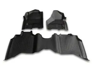 2019-2024 Ram 2500| 3500 WeatherTech Front and Rear Floorliners-Black-441545-1-4-WT