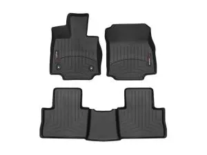 2019-2024 Toyota RAV4| Venza WeatherTech Front and Rear Floorliners-Black-441516-1-2-WT
