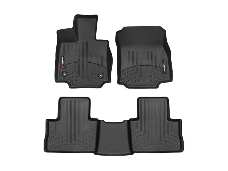 2019-2024 Toyota RAV4| Venza WeatherTech Front and Rear Floorliners-Black-441516-1-2-WT