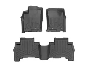 2019-2025 Ram 1500 WeatherTech Front and Rear Floorliner HP-Black-441428-1-2IM-WT
