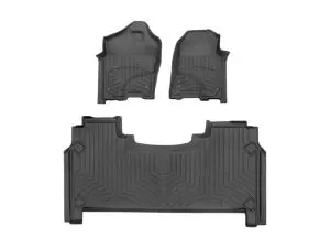 2019-2025 Ram 1500 WeatherTech Front and Rear Floorliner HP-Black-441428-1-3IM-WT