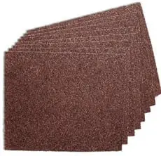 Sandpaper sheets