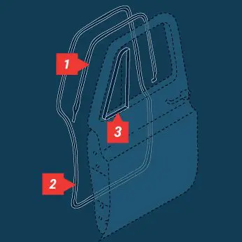 Vehicle weatherstripping guide