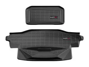 2020-2025 Chevrolet Corvette WeatherTech Cargo Liner Kit-Black-401367-1366-WT