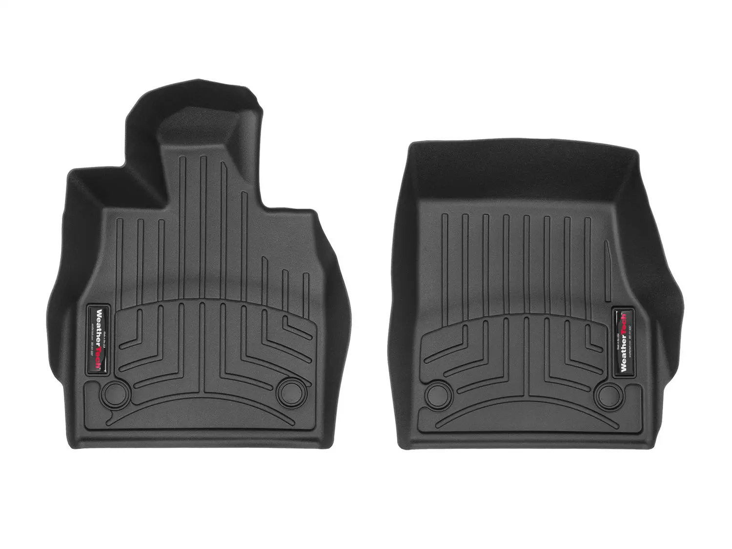 2020-2025 Chevrolet Corvette WeatherTech Front Floorliner-Black-4416221-WT
