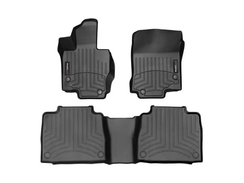 2020-2025 Mercedes-Benz GLE350| GLE450| GLE580| GLS450| GLS580| GLE53 AMG| GLE63 AMG S| GLS63 AMG| Maybach GLS600| GLE450 SUV| GLE450e| GLE53 AMG SUV| GLE63 AMG S SUV WeatherTech Front and Rear Floorliners-Black-441533-1-2-WT