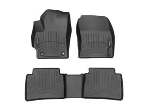 2020-2025 Toyota Corolla WeatherTech Front and Rear Floorliners-Black-441539-1-3-WT