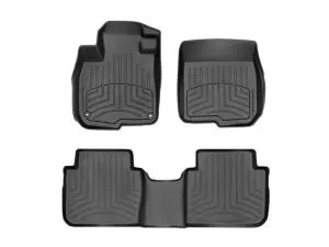 2021-2024 Cadillac| Chevrolet| GMC Escalade| Escalade ESV| Suburban| Tahoe| Yukon| Yukon XL WeatherTech Front and Rear Floorliner HP-Black-441632-1-2IM-WT