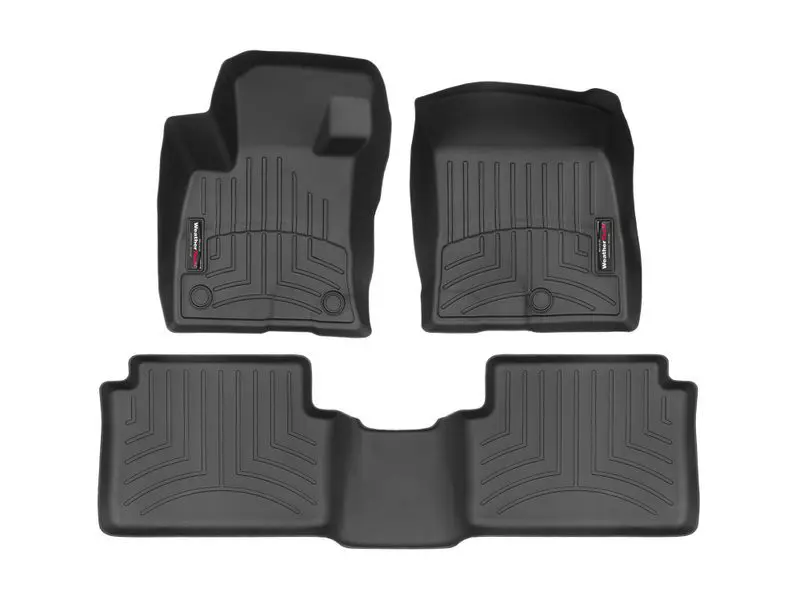 2021-2024 Ford Bronco Sport| Maverick WeatherTech Front and Rear Floorliners-Black-441642-1-2-WT