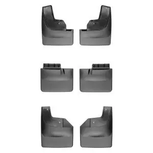 2021-2024 Ford F-150 WeatherTech No Drill Mud Flaps-Black-110134-110151-120134-WT
