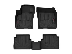 2022-2024 Ford Bronco Sport| Maverick WeatherTech Front and Rear Floorliners-Black-441642-1-3-WT