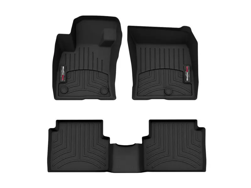 2022-2024 Ford Bronco Sport| Maverick WeatherTech Front and Rear Floorliners-Black-441642-1-3-WT