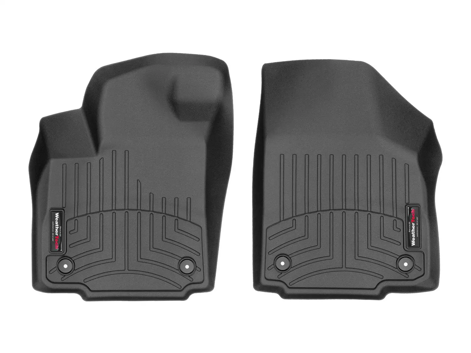 2022-2024 Nissan Frontier WeatherTech Front Floorliner-Black-4417051-WT