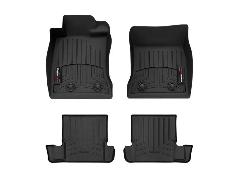 2022-2024 Subaru| Toyota BRZ| GR86 WeatherTech Front and Rear Floorliners-Black-4417141-444822-WT