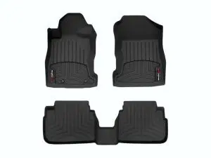 2022-2024 Subaru WRX WeatherTech Front and Rear Floorliners -Black-4417431-4411072-WT