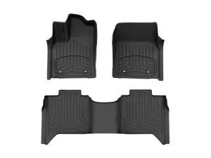 2022-2024 Toyota Tundra WeatherTech Front and Rear Floorliner HP-Black-441708-1-2IM-WT