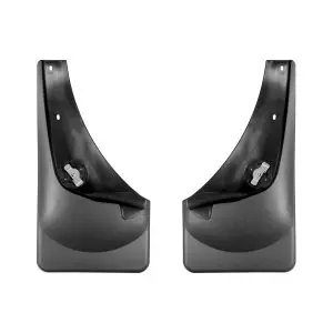 2022-2024 Toyota Tundra WeatherTech No Drill Mud Front and Rear Flaps-Black-110154-120154-WT