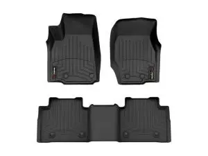2022-2025 Jeep Grand Cherokee L| Grand Cherokee WeatherTech Front and Rear Floorliners-Black-441696-1-5-WT