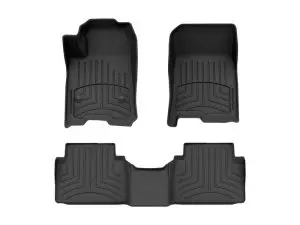 2023-2024 Chevrolet| GMC Colorado| Canyon WeatherTech Front and Rear Floorliner HP-Black-441818-1-2IM-WT