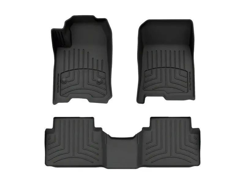 2023-2024 Chevrolet| GMC Colorado| Canyon WeatherTech Front and Rear Floorliner HP-Black-441818-1-2IM-WT