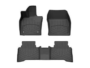 2023-2024 Toyota Prius| Prius Prime WeatherTech Front and Rear Floorliner HP-Black-441810-1-2IM-WT