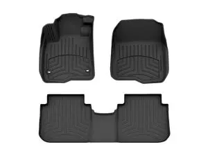 2023-2025 Honda CR-V WeatherTech Front and Rear Floorliner HP-Black-441780-1-2IM-WT