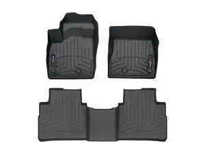 2023-2025 Nissan Rogue WeatherTech Front and Rear Floorliners-Black-4417701-4416442-WT