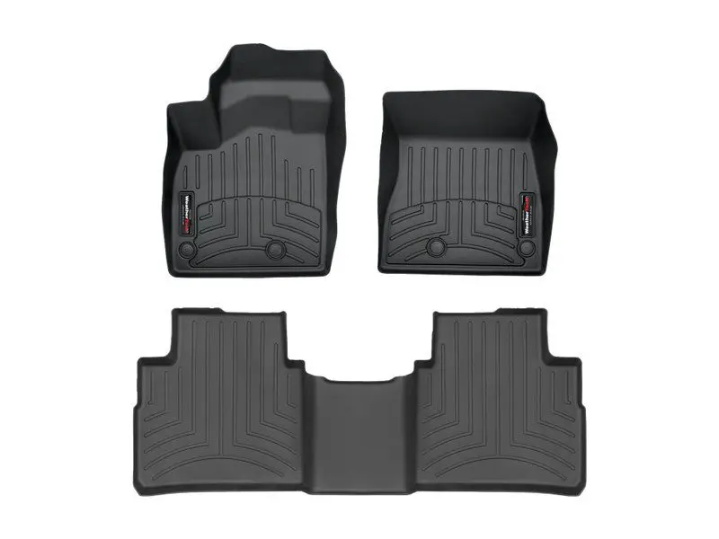 2023-2025 Nissan Rogue WeatherTech Front and Rear Floorliners-Black-4417701-4416442-WT