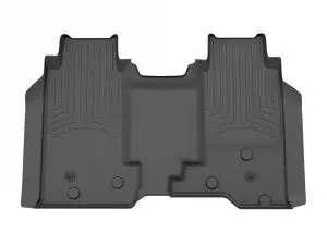 2024 Chevrolet Silverado EV WeatherTech Rear Floorliner for Vinyl Floors-Black-4418802V-WT