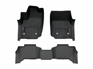 2025 Vlokswagen Tiguan WeatherTech Front and Rear Floorliners-Black-441906-1-2-WT