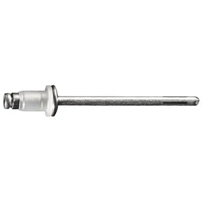 3.2mm Aluminum Rivet w/Seal 6mm Flange 4mm Hole-WF55640-P