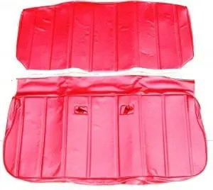 1981-1987 Chevy/GMC Full Size Pickup Bench Seat Cover Kit with Seat Belt Pass Through , Open Back