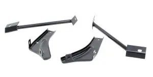 1966-1967 Ford Fairlane| Ranchero Front Bumper Bracket Set, 4 Pcs-AMS105-8466-S
