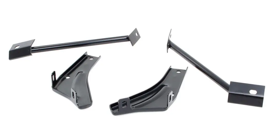 1966-1967 Ford Fairlane| Ranchero Front Bumper Bracket Set, 4 Pcs-AMS105-8466-S