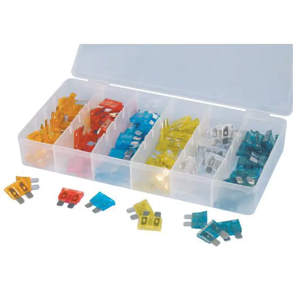 Assortment Tray ATC Blade Fuses, 6 Styles - 120 Pcs