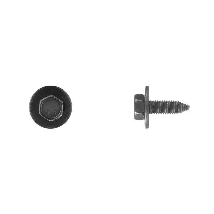 Black Hex Head Metric Body Bolt 8-1.25 x 25mm