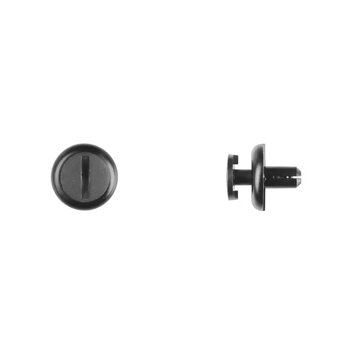 Black Nylon Fender Liner Retainer 7mm Hole 11mm Stem-WF41493