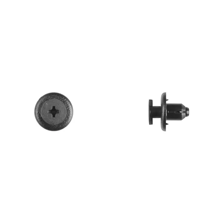 Black Nylon Front Bumper Retainer 7mm Hole 9mm Stem-WF41453